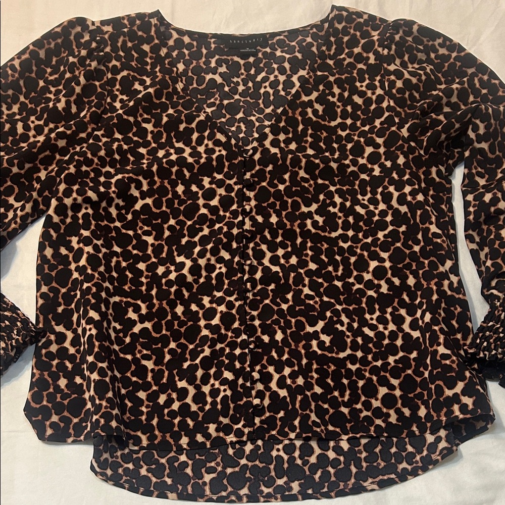 Leopard Print Women's Top